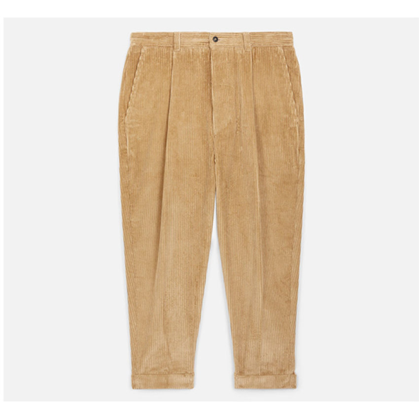 AMI Paris AMI Carrot Fit Corduroy Trousers Beige