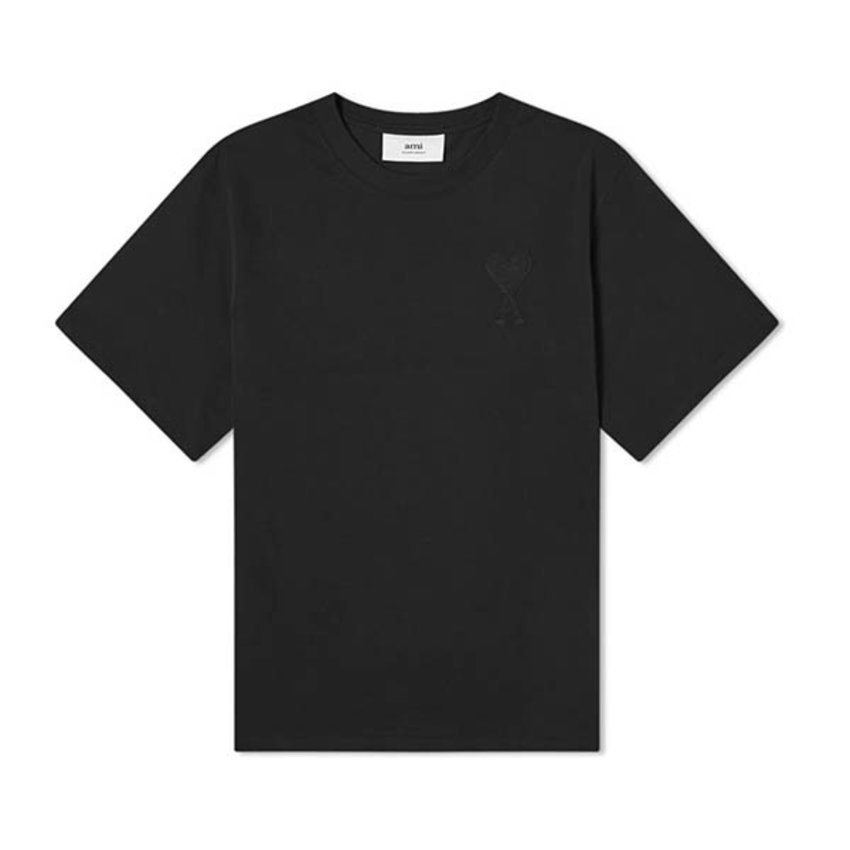AMI Paris AMI Tonal Logo Tee Black