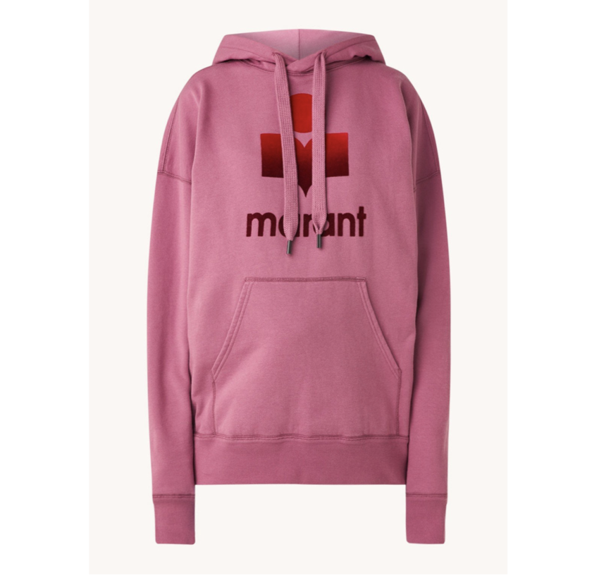 Isabel Marant Miley Hoodie SS21 Pink