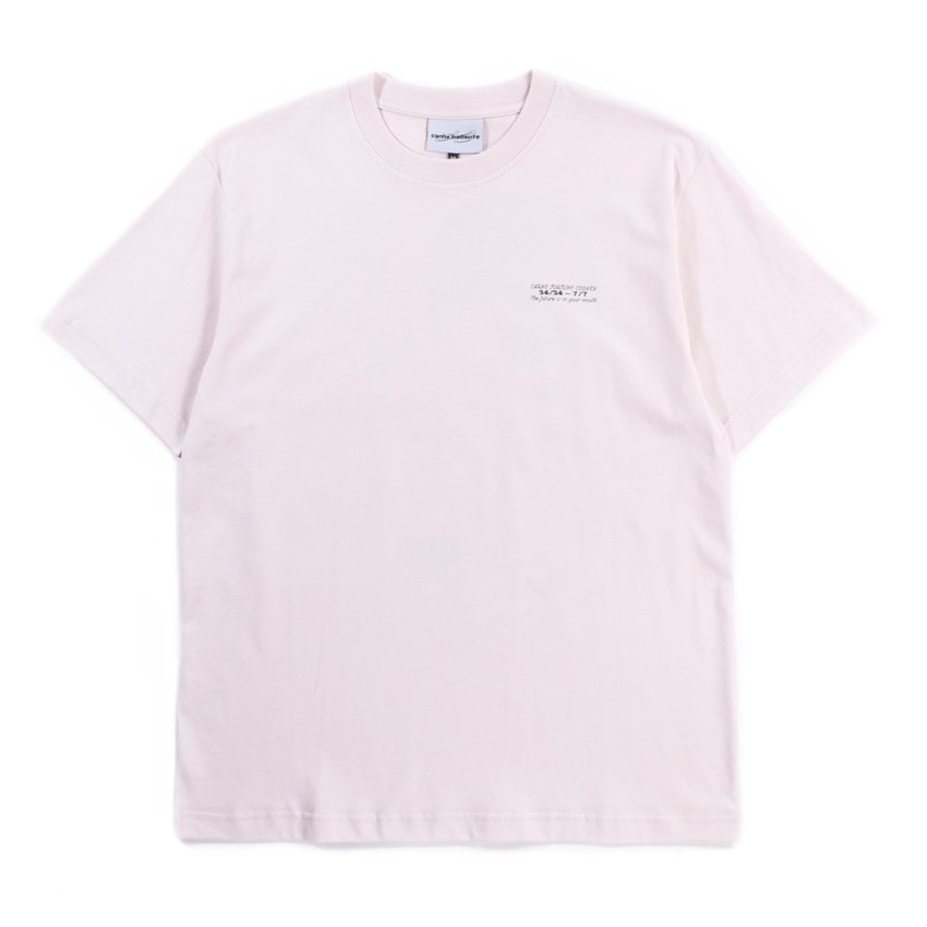 Carne Bollente The Future Is In Your Mouth Tee Grey Pink