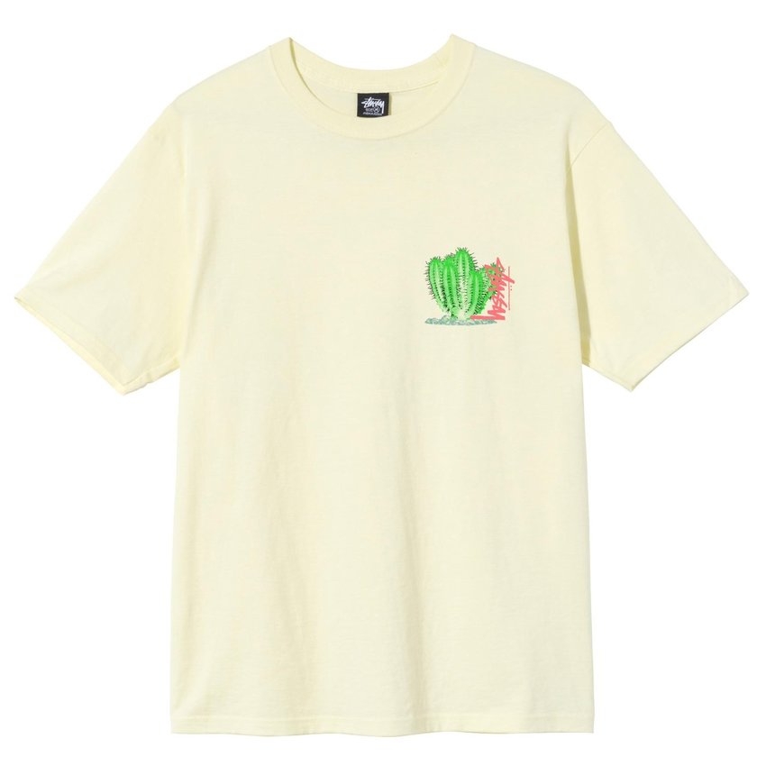 Desert Bloom Tee Pale Yellow - UPTOWN