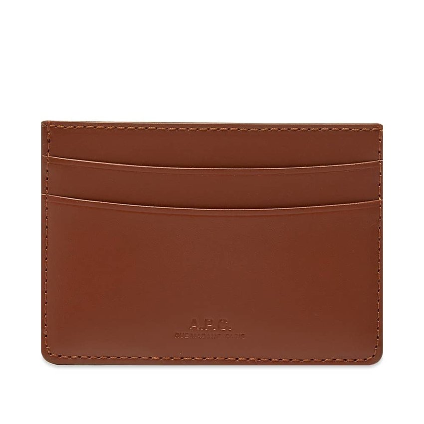 A.P.C. A.P.C. Andre Card Holder Brown