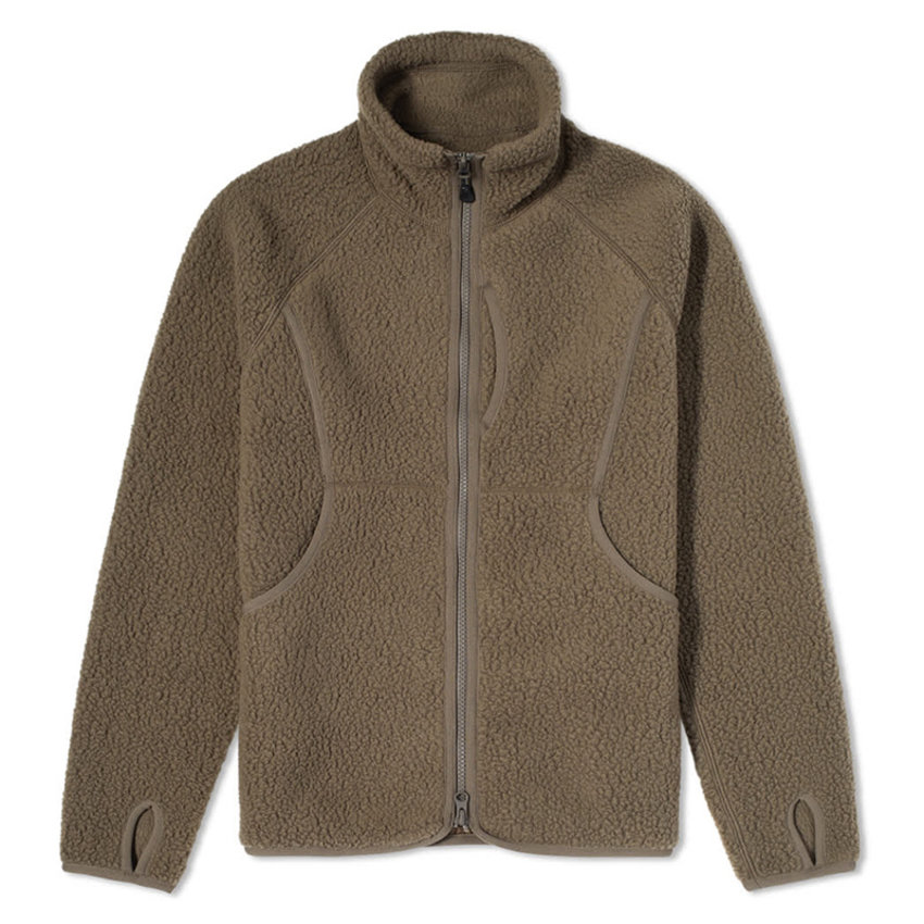 Snow Peak Thermal Boa Fleece Jacket Khaki