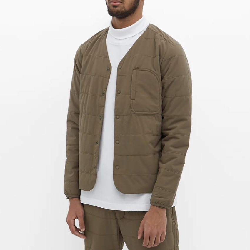 Snow Peak Snow Peak Flexible Insulated Cardigan Brown