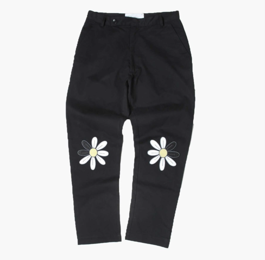 Daisy Worker Pants Black