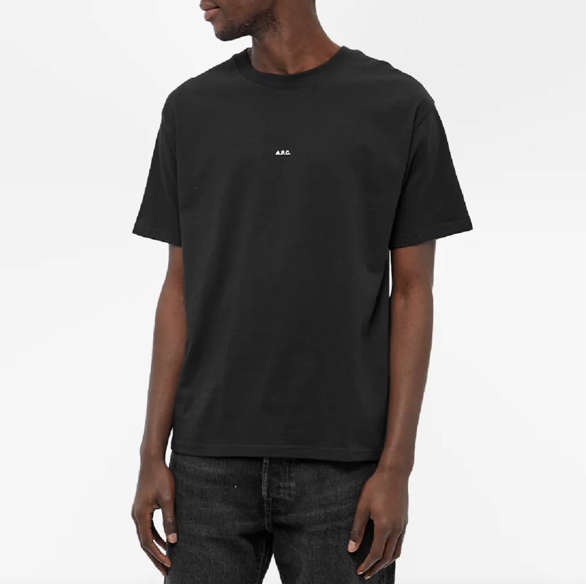 A.P.C. A.P.C. Kyle Logo Tee Black