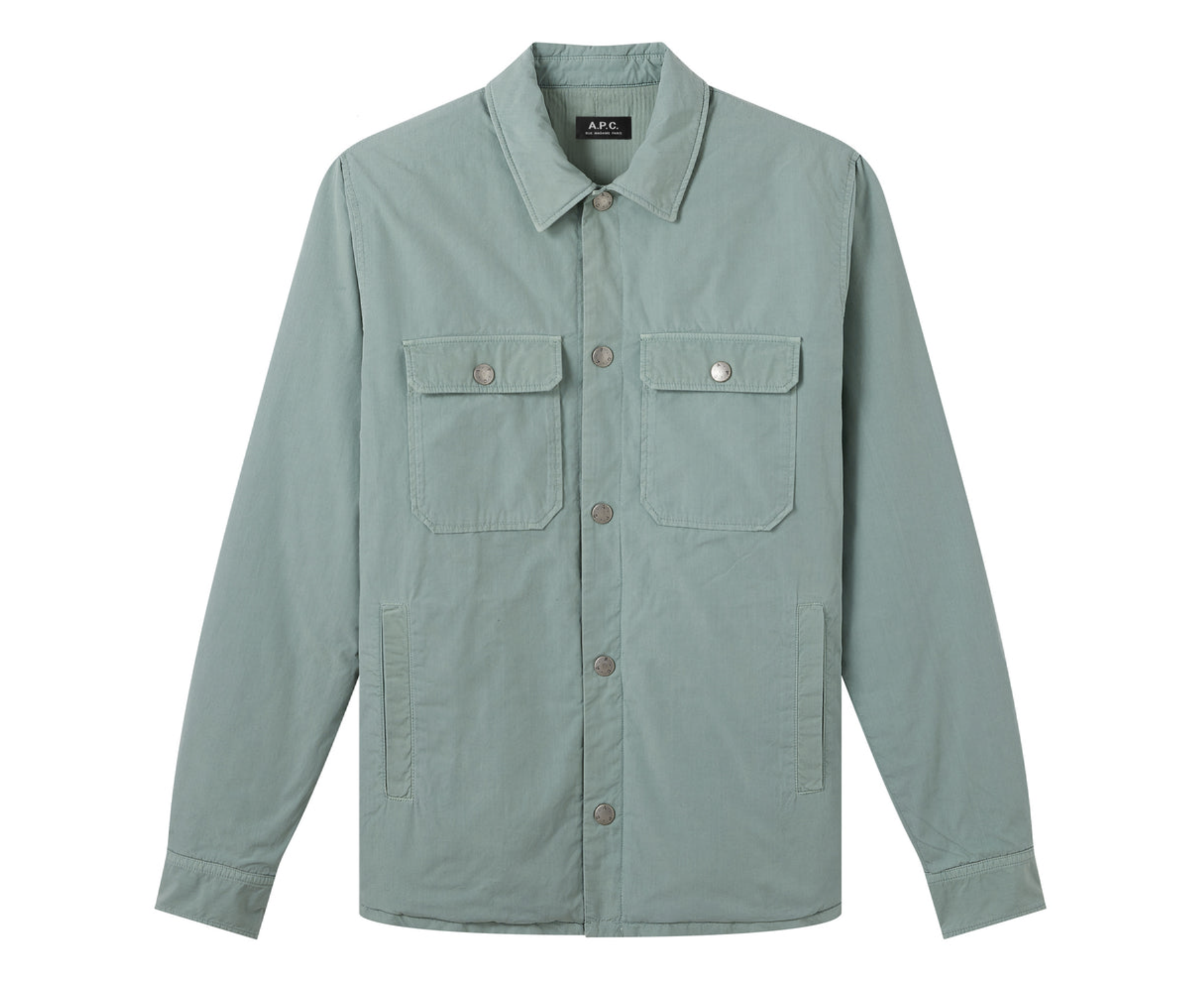 A.P.C. Alex Shirt Jacket Almond Green - UPTOWN