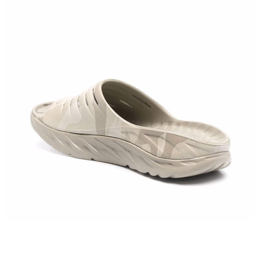 HOKA OneOne U Ora Recovery Slide Dune / Oxford Tan