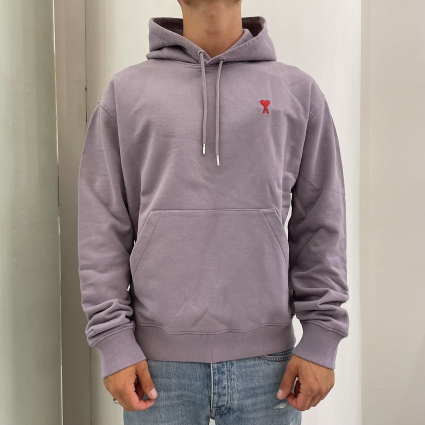 AMI Paris AMI Small A Heart Crew Hoodie Parma
