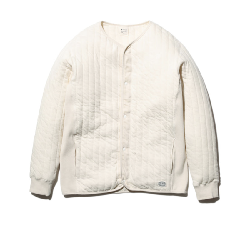 Snow Peak Natural Warm Stretch Cardigan Ecru