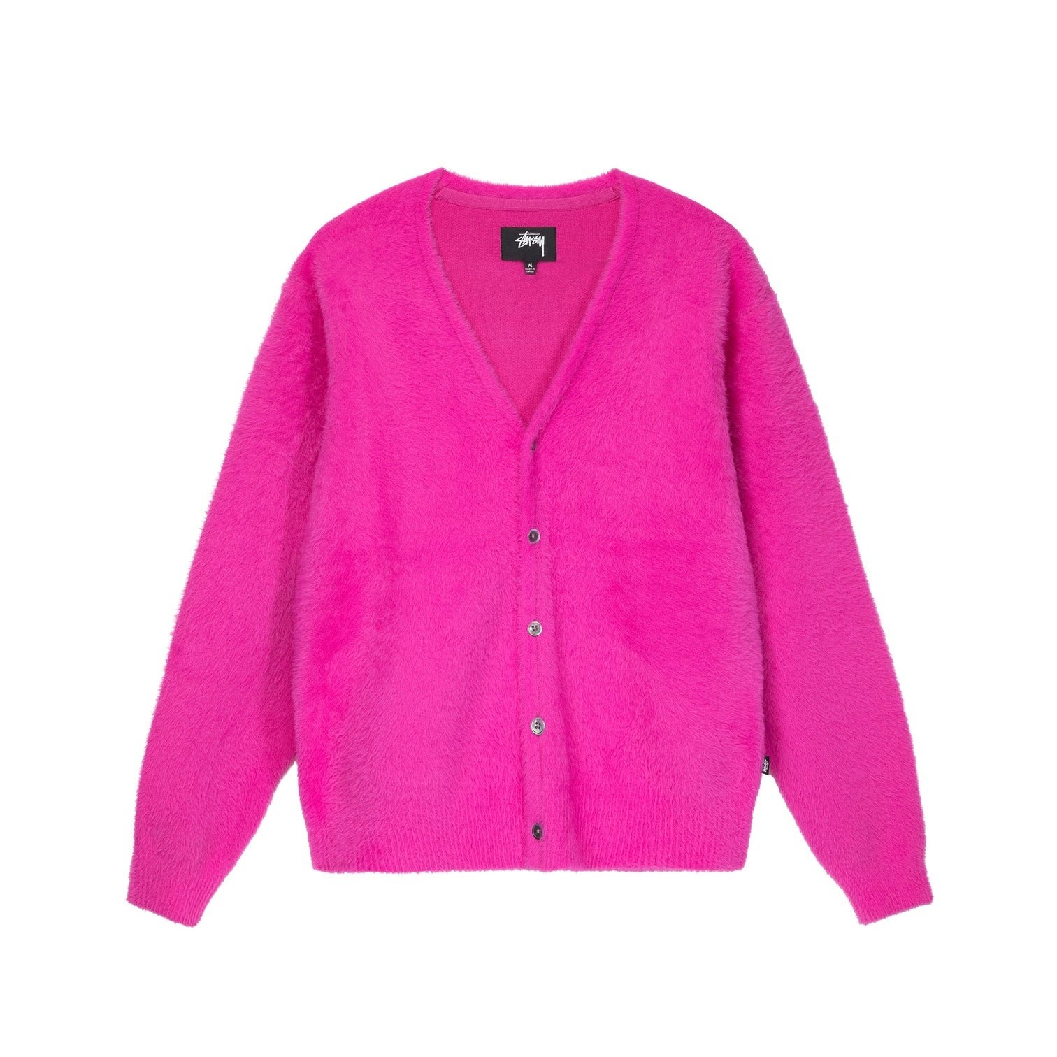 Shaggy Cardigan Fuchsia - UPTOWN