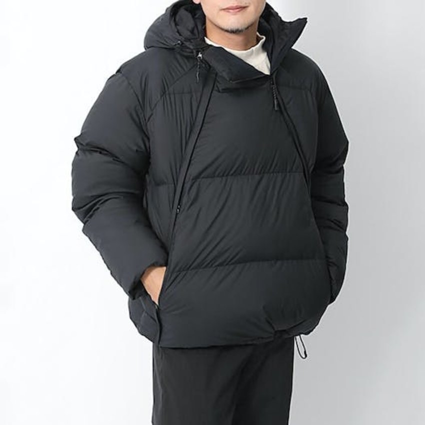 Snow Peak Recycled Light Down Pullover Black