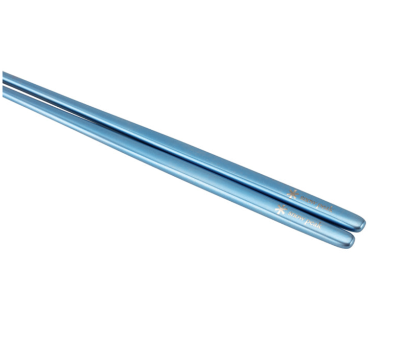 Snow Peak Titanium Chopsticks Blue