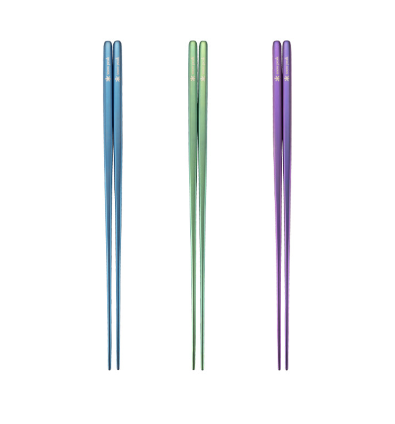 Snow Peak Titanium Chopsticks Blue