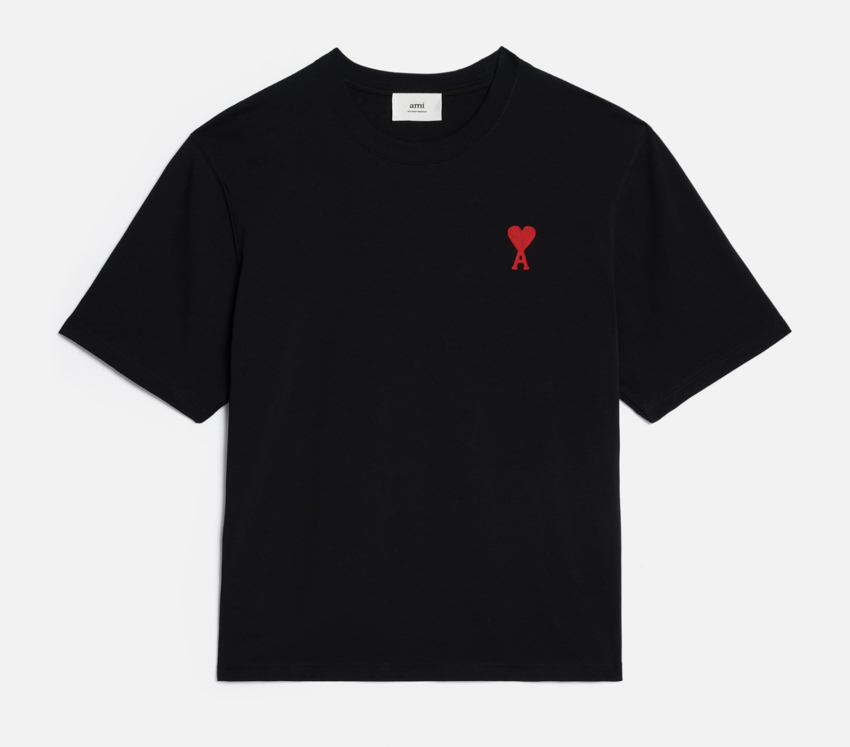 AMI Paris AMI A Heart Tee Black
