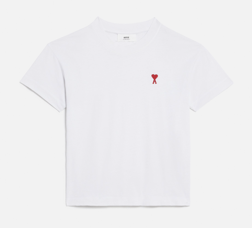 AMI Paris AMI A Heart Tee White