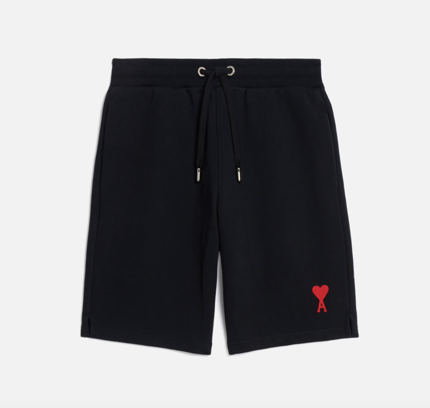AMI Paris AMI Small A Heart Shorts Black