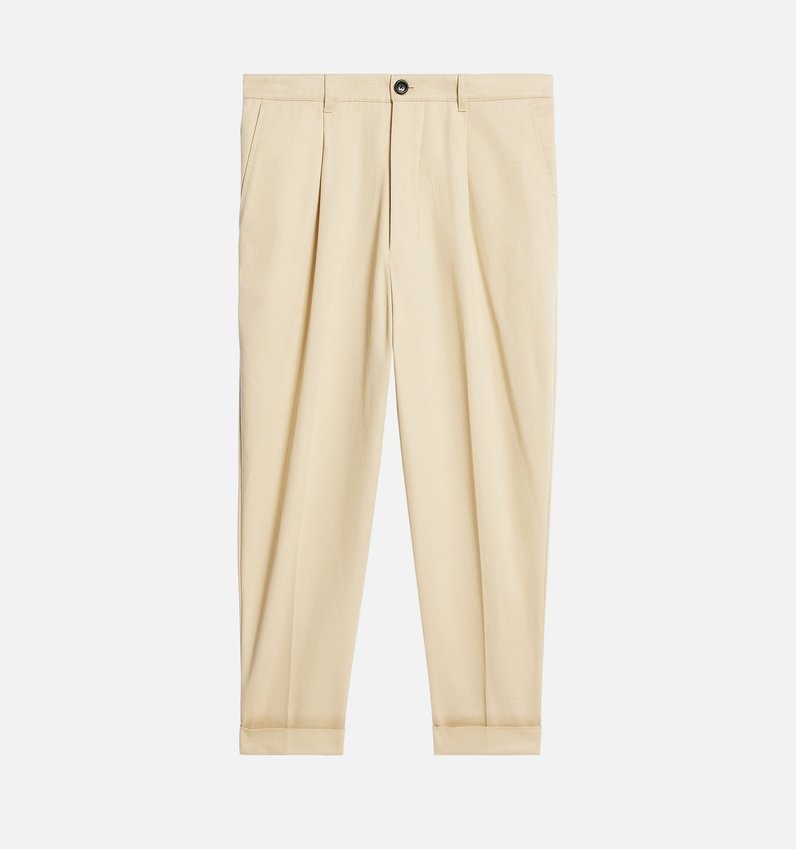 AMI Paris AMI Carrot Fit Trousers Vanilla