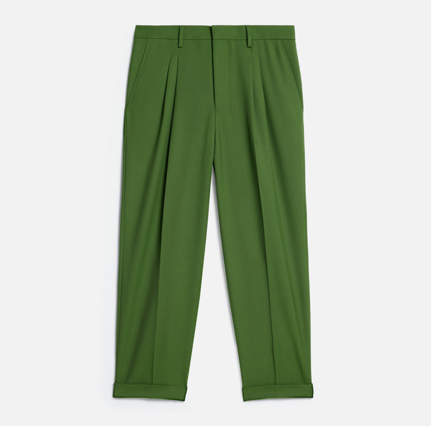 AMI Paris AMI Carrot Fit Trousers Evergreen