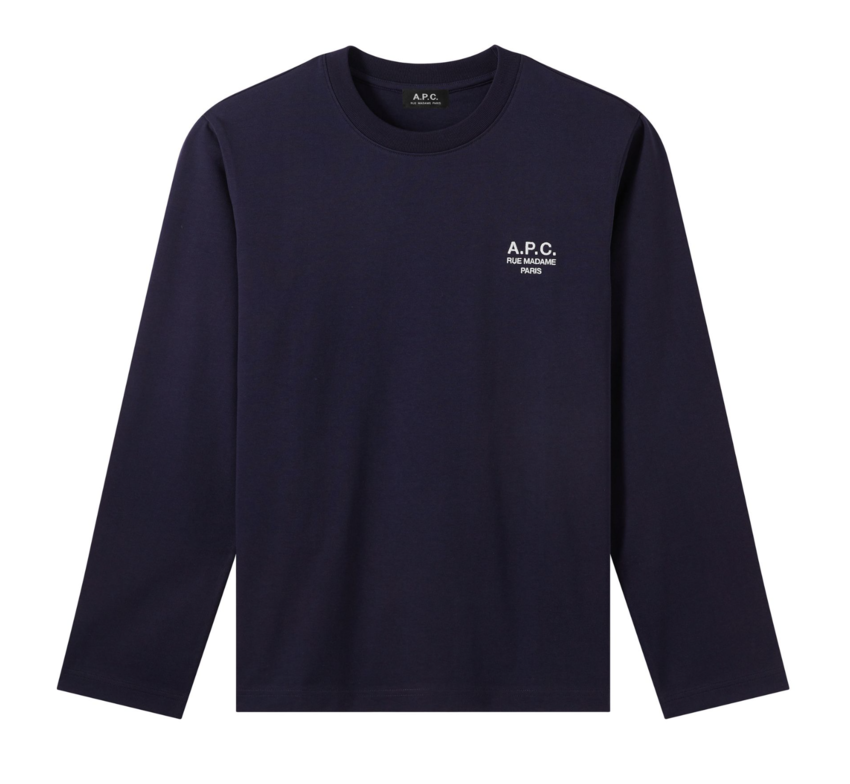 A.P.C. A.P.C. Olivier Long Sleeve Dark Navy