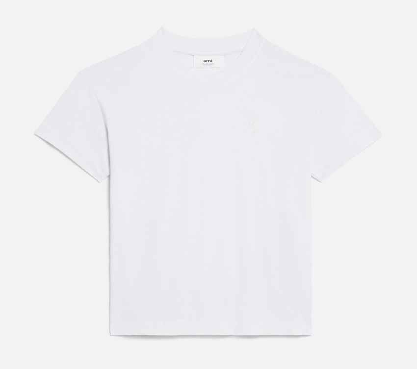 AMI Paris AMI de Coeur Tonal T Shirt White