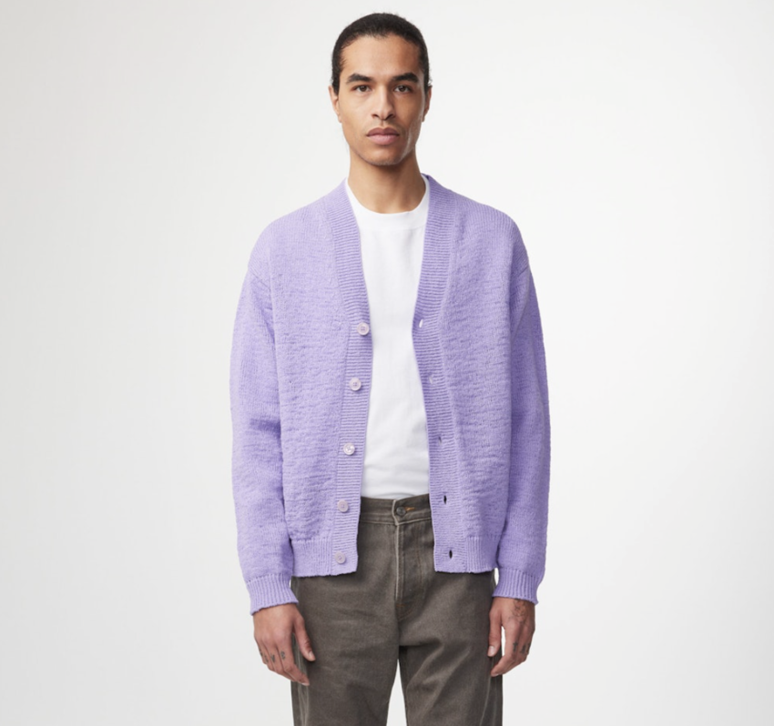 NN07 Billy Cardigan 6576 Purple Tint