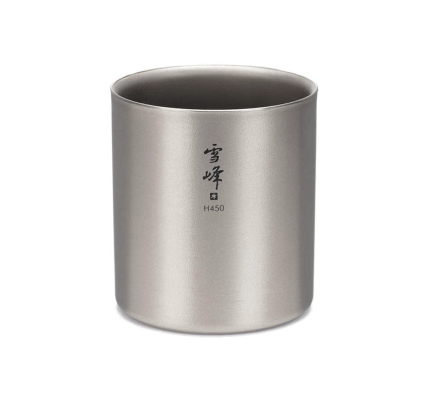 Snow Peak Titanium Double Wall H450 Stacking Mug