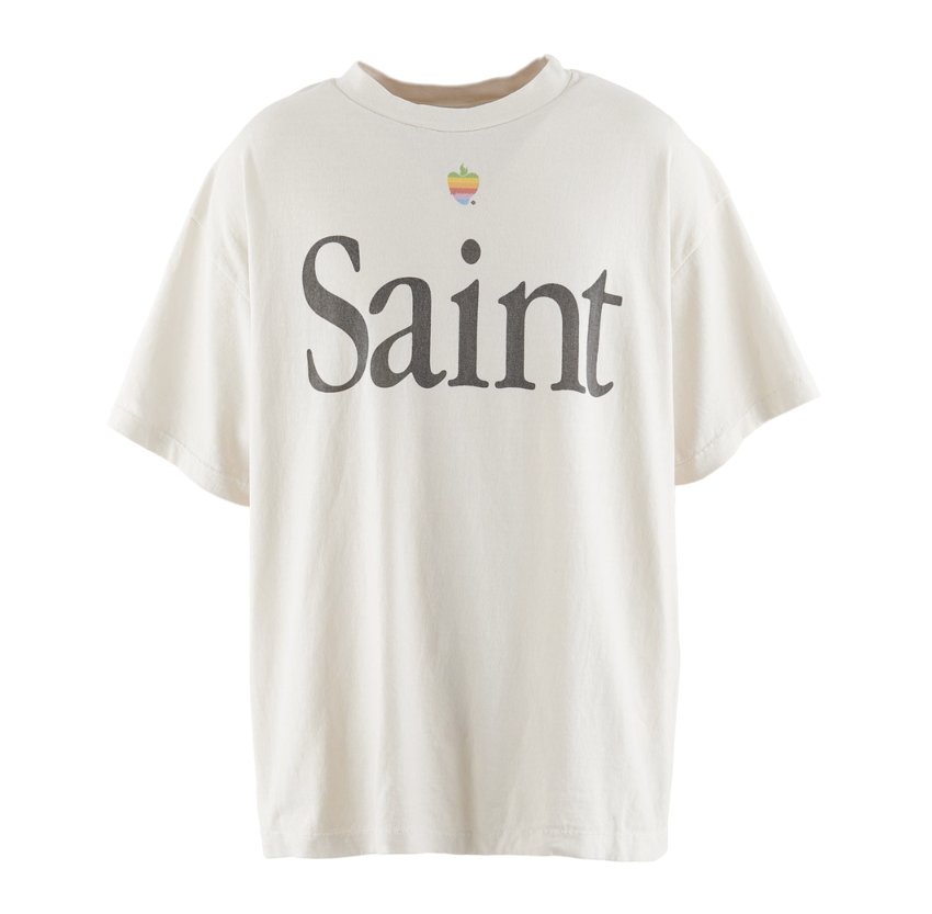 SAINT MXXXXXX SS Tee Heart Saint White