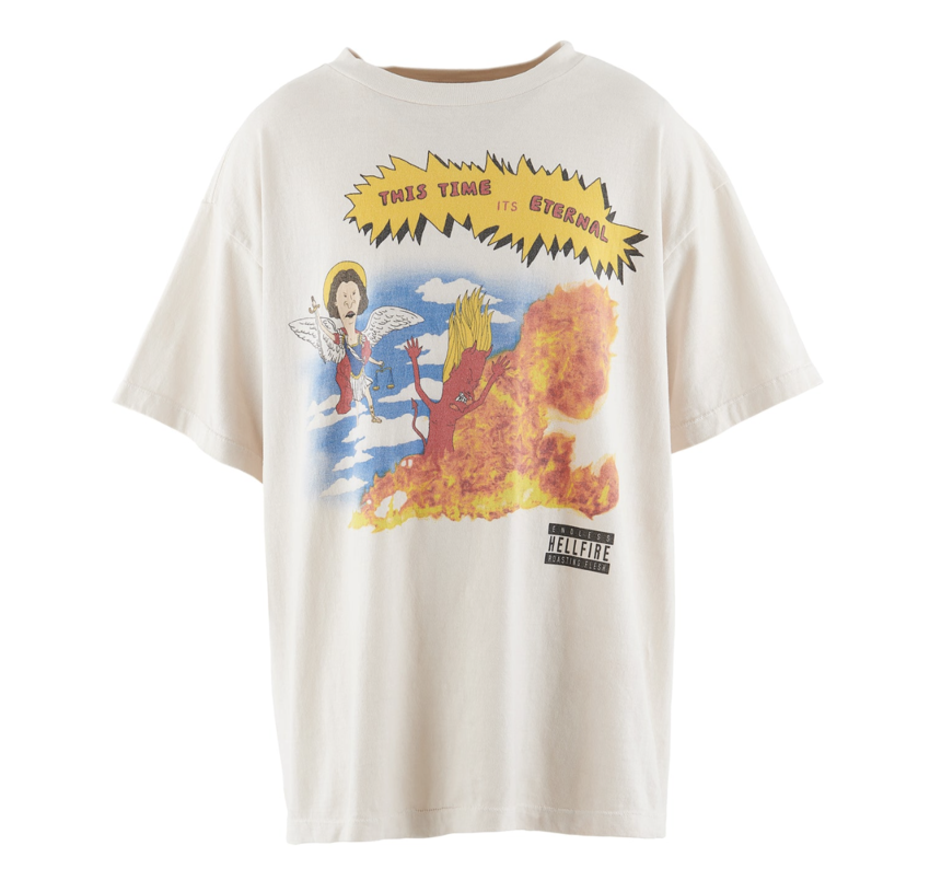 SAINT MXXXXXX SS Tee Time Is Eternal x BAPE White