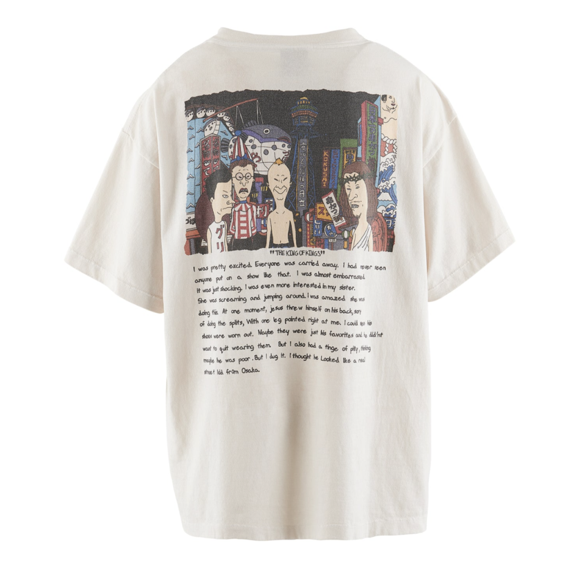 SAINT MXXXXXX SS Tee Time Is Eternal x BAPE White