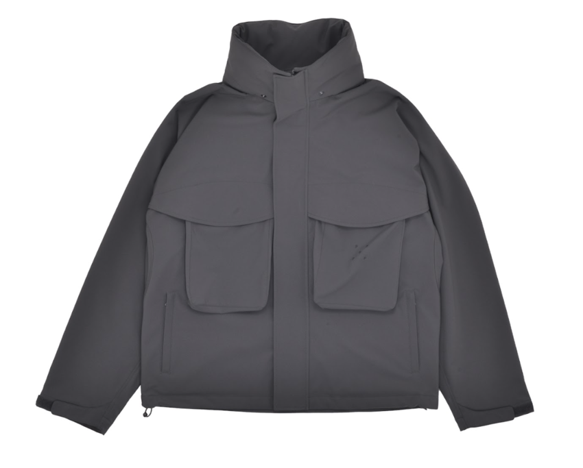 Pop Trading Company Pop Trading Company Shell Jacket Charcoal