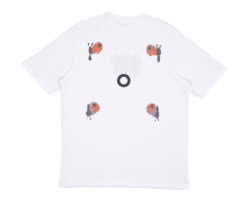 Pop Trading Company Pop Trading Company Rop Butterfly T-Shirt White
