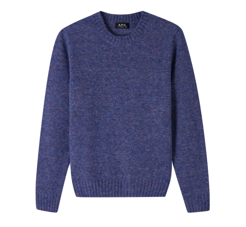A.P.C. A.P.C. Lucas Alpaca Crew Knit Violet