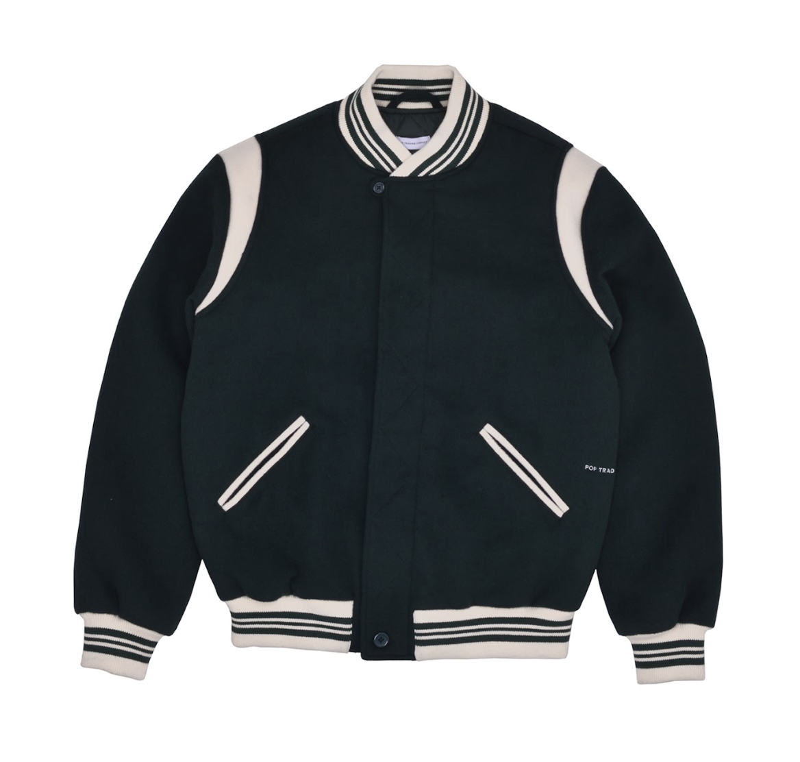 Parra Varsity Jacket Pine Green - UPTOWN