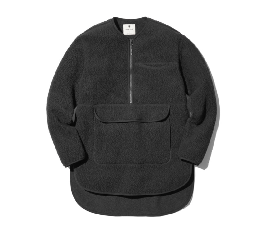 Snow Peak Thermal Boa Fleece Pullover Black