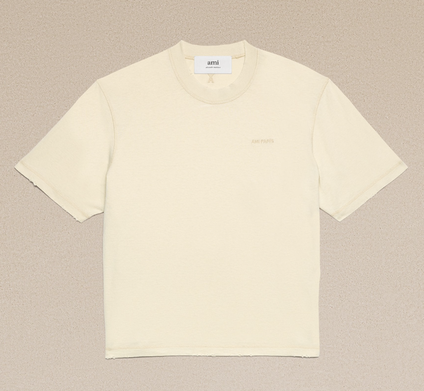 AMI Paris AMI Fade Out T-Shirt Ivory