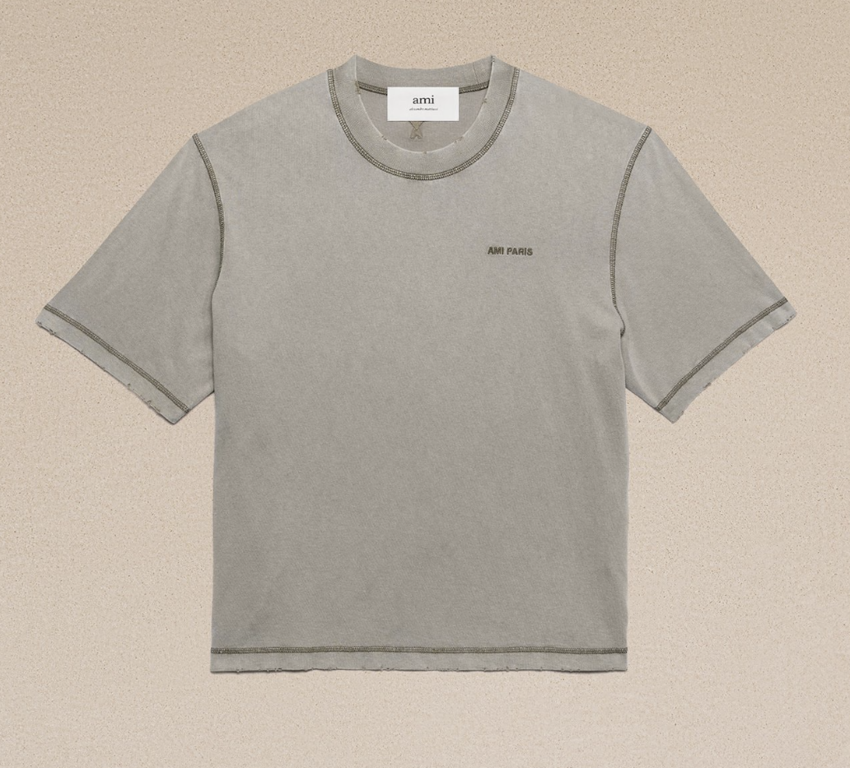 AMI Paris AMI Fade Out T-Shirt Clay