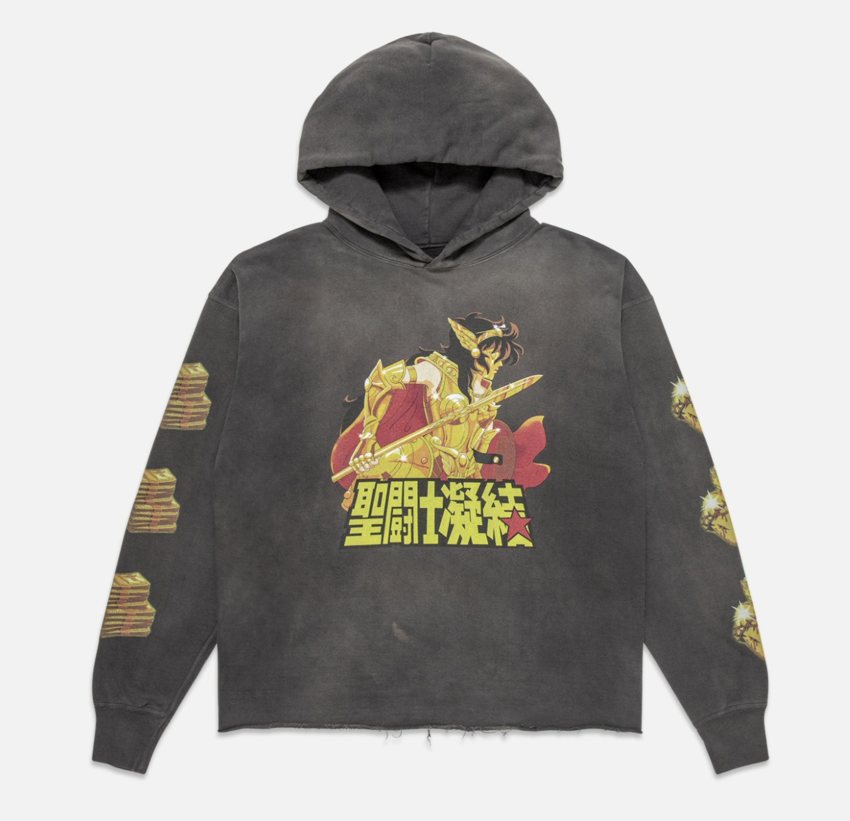 SAINT MXXXXXX SAINT MXXXXXX x CLOT Hoodie Black