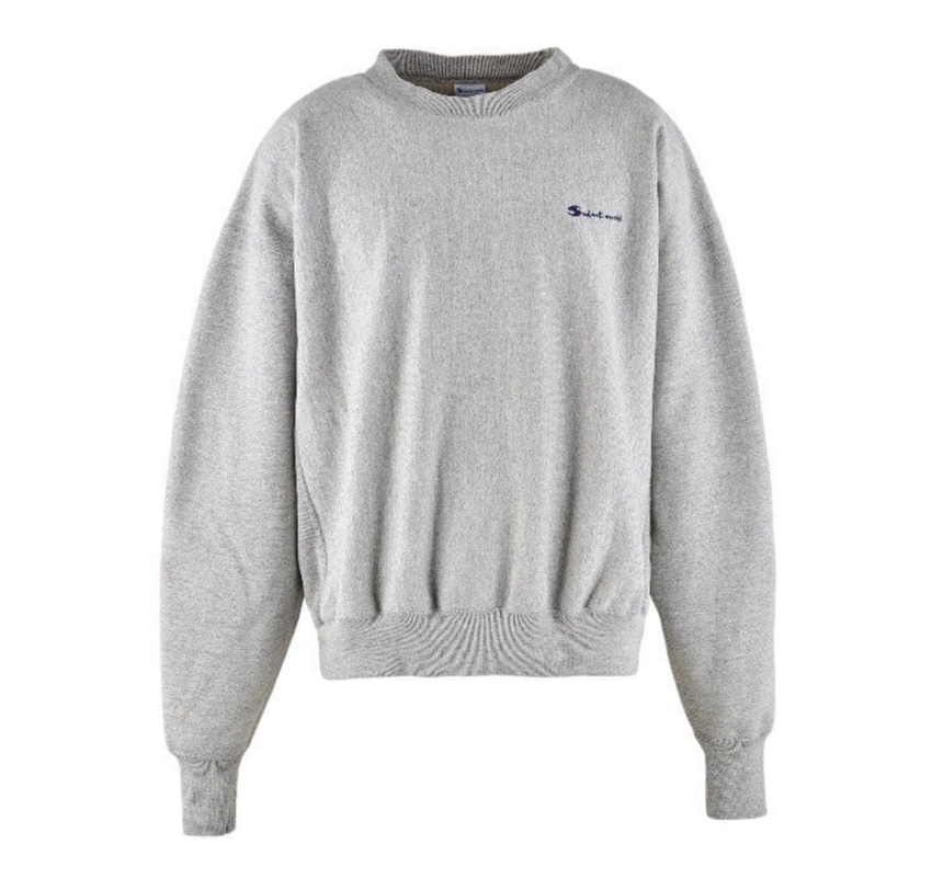 SAINT MXXXXXX Crew Neck Sweat Logo Gray