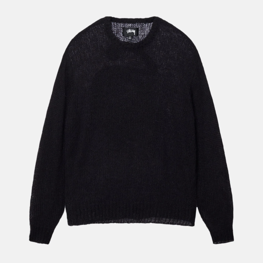 Black knit sweater deals