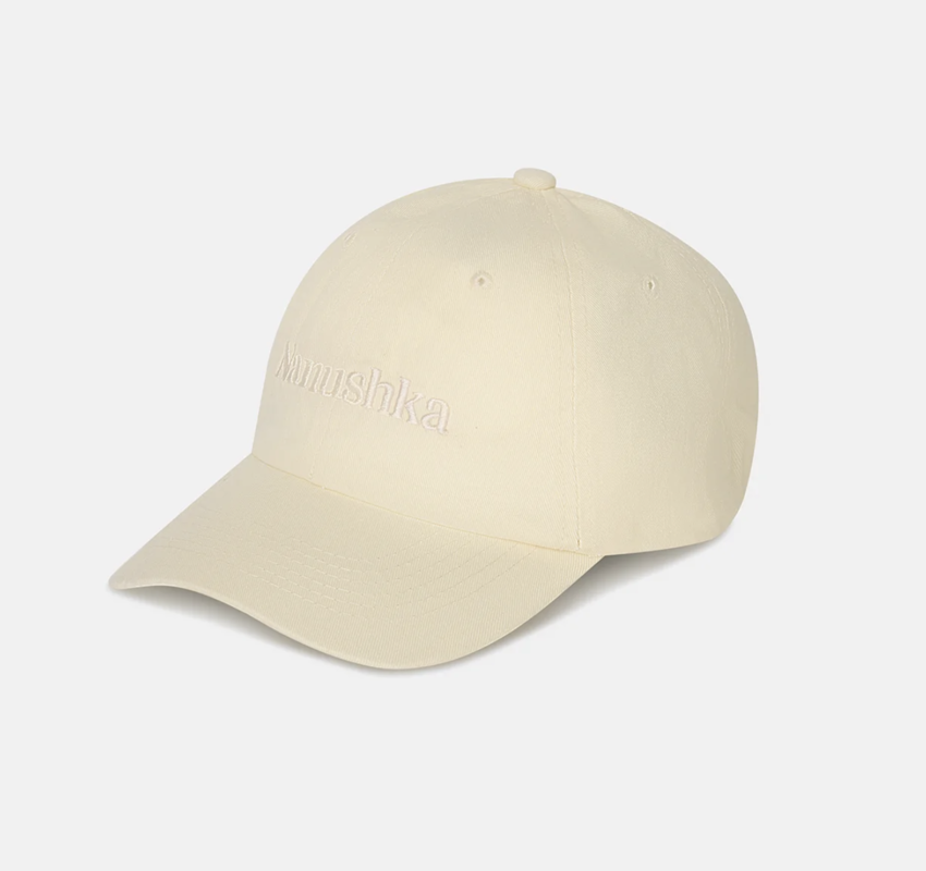 Nanushka Val Logo Cap Creme