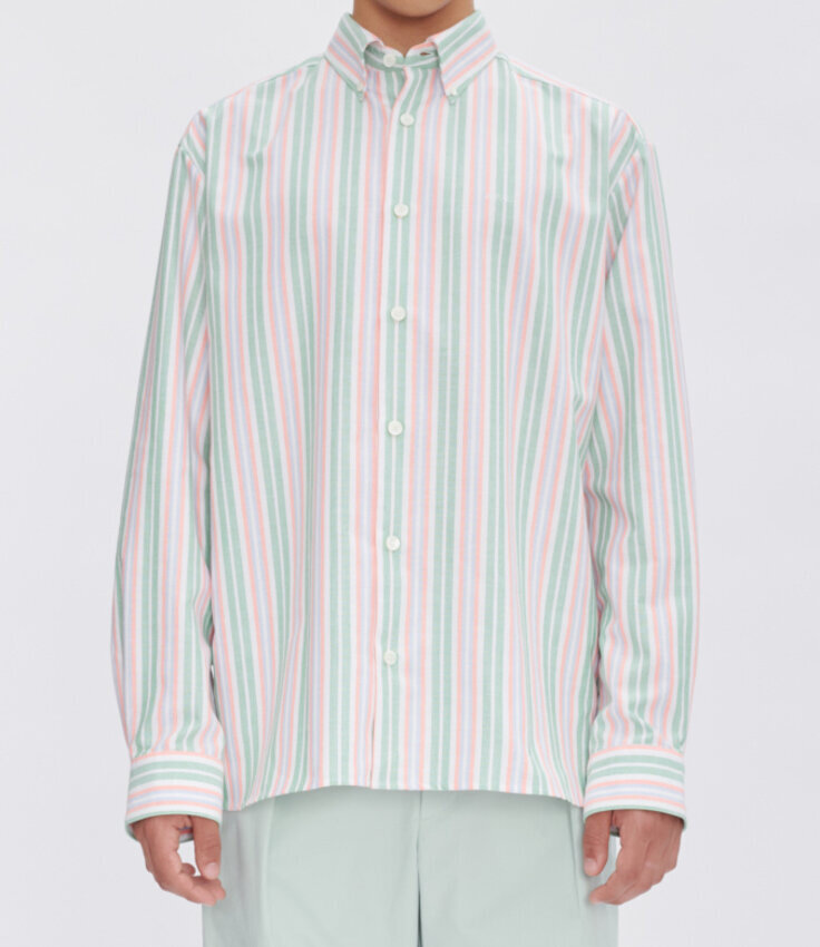 A.P.C. A.P.C. Mathias Oversized Shirt Orange Fluo