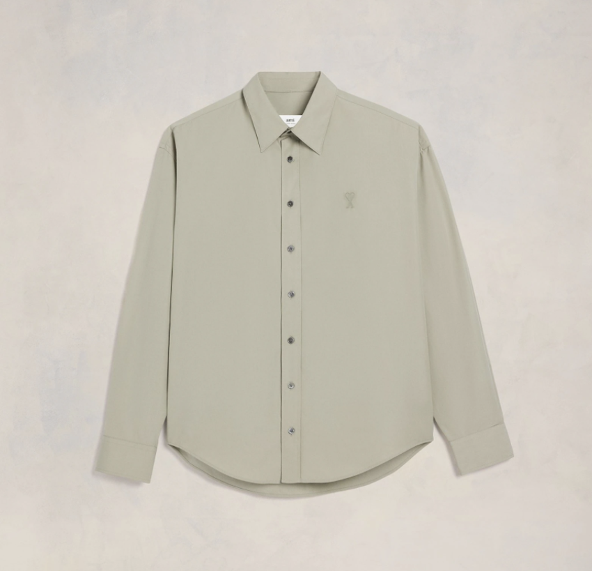 AMI Paris AMI Ami De Coeur Classic Shirt Sage