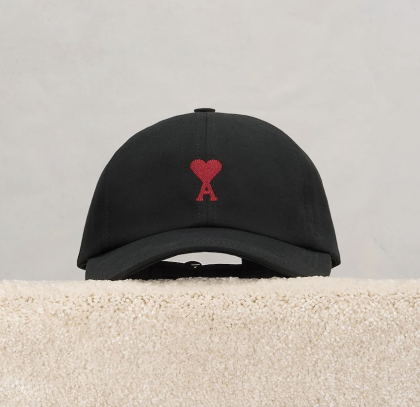 AMI Paris AMI Paris Canvas Cap Black
