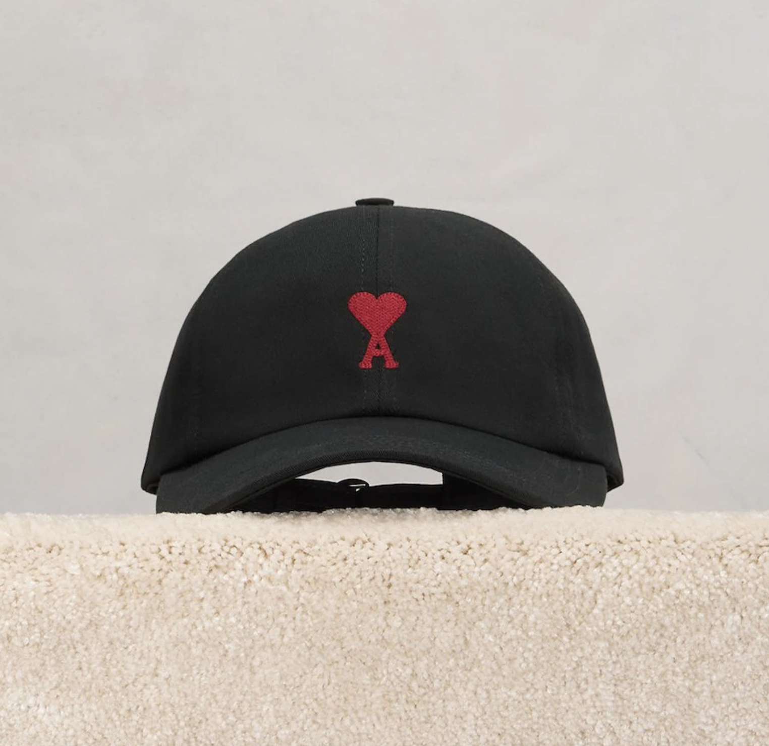 AMI PARIS SMALL A CANVAS CAP グレー AMI PARIS SMALL A CANVAS CAP グレー AMI Paris Men's Small A