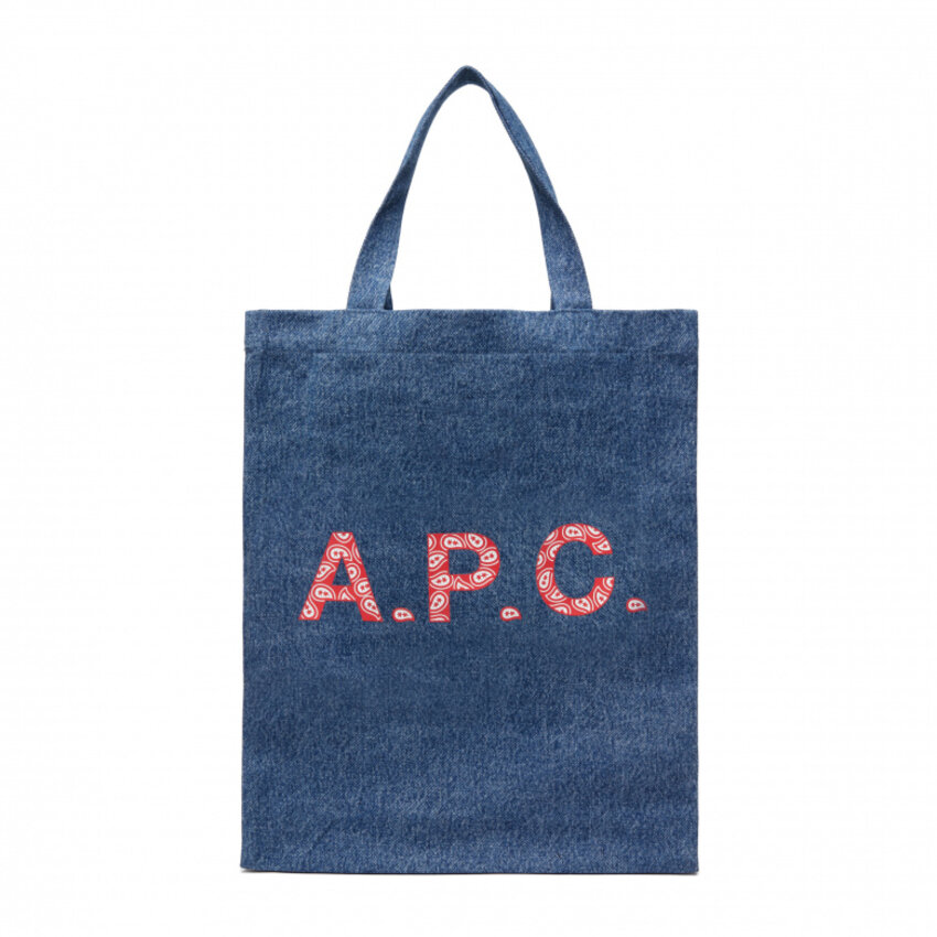 A.P.C. A.P.C. Lou Tote Bag Faded Indigo