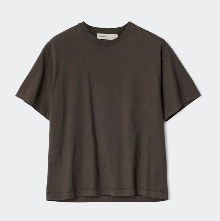 Line Tee Dark Mole