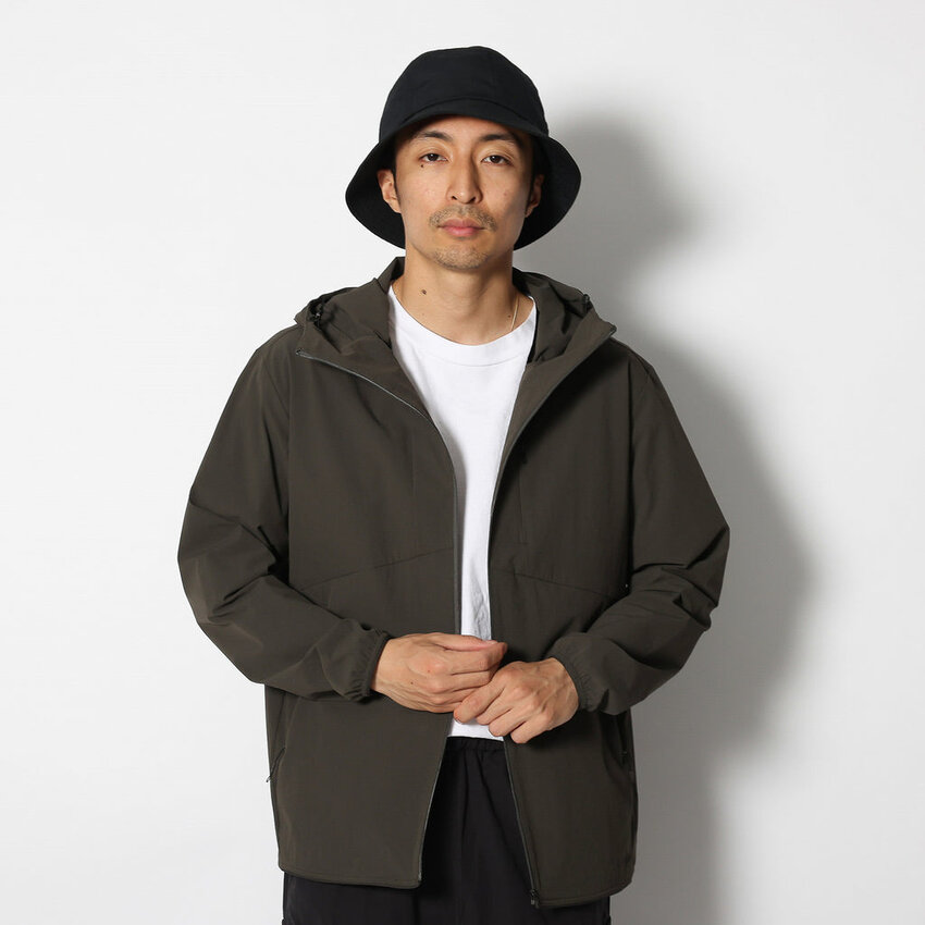 Snow Peak Active Comfort Zip Up Parka Dark Olive