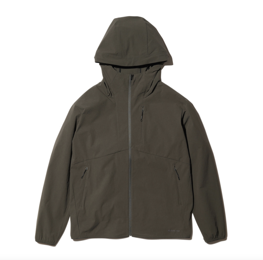 Snow Peak Active Comfort Zip Up Parka Dark Olive