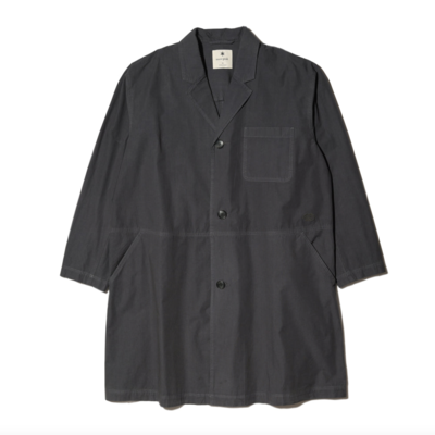 Natural-Dyed Recycled Cotton Parka Charcoal - UPTOWN